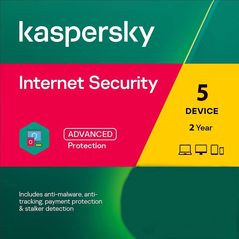 Kaspersky Internet Security 5 Devices 2 Year Windows/Mac/Android/iOS ...